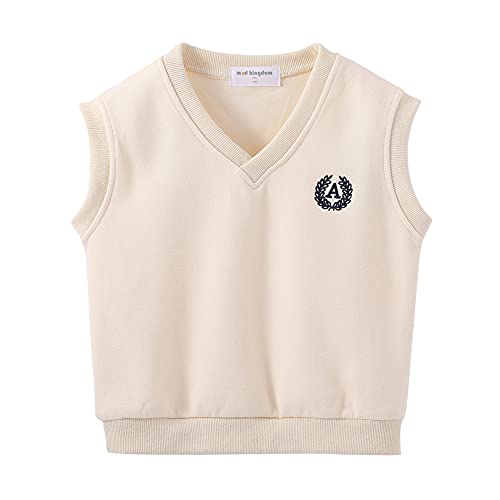 Mud Kingdom Little Boys' Preppy Vest, Beige Mud Kingdom Little Boys' Preppy Vest, Beige